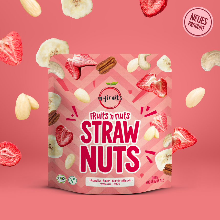 ORGANIC FRUITS 'N NUTS STRAWNUTS