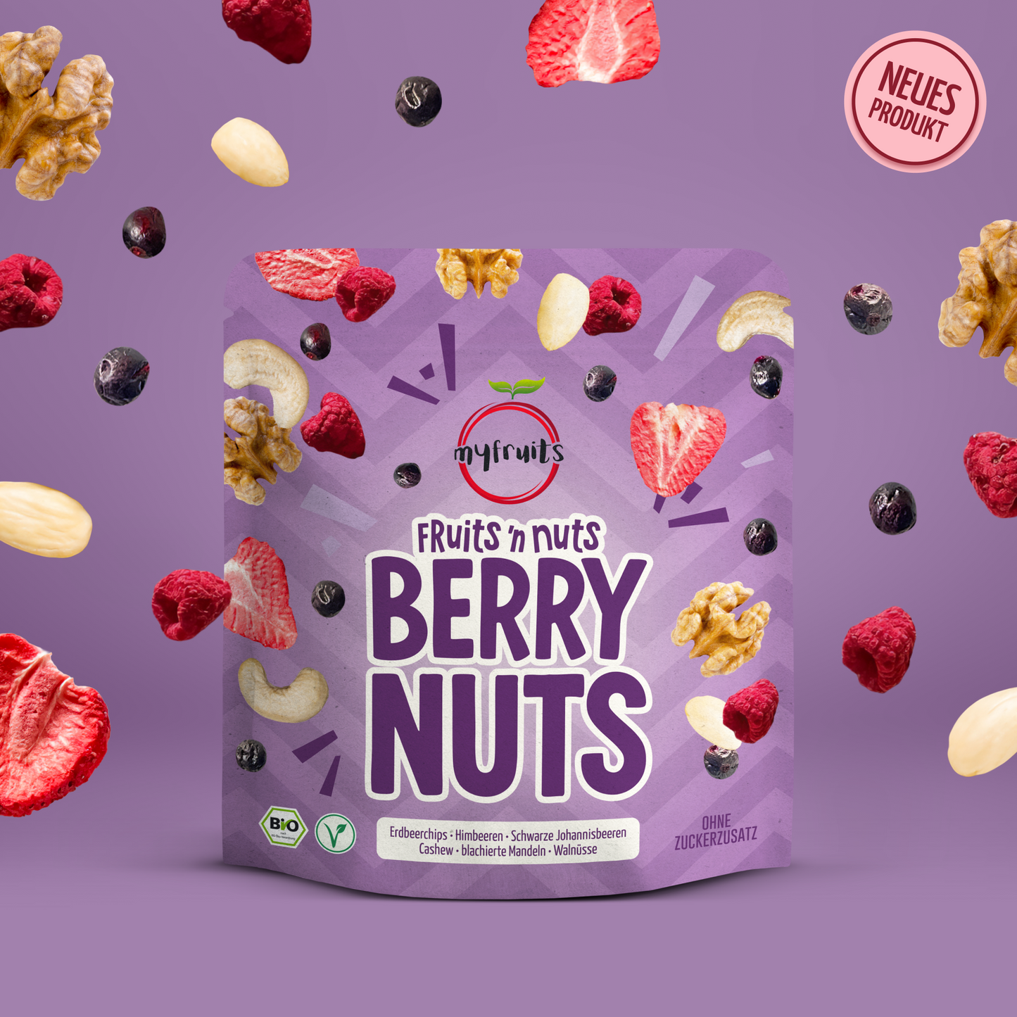 ORGANIC FRUITS 'N NUTS BERRYNUTS