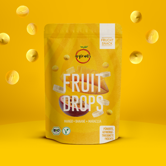 BIO FRUIT DROPS MANGO, BANANE, MARACUJA