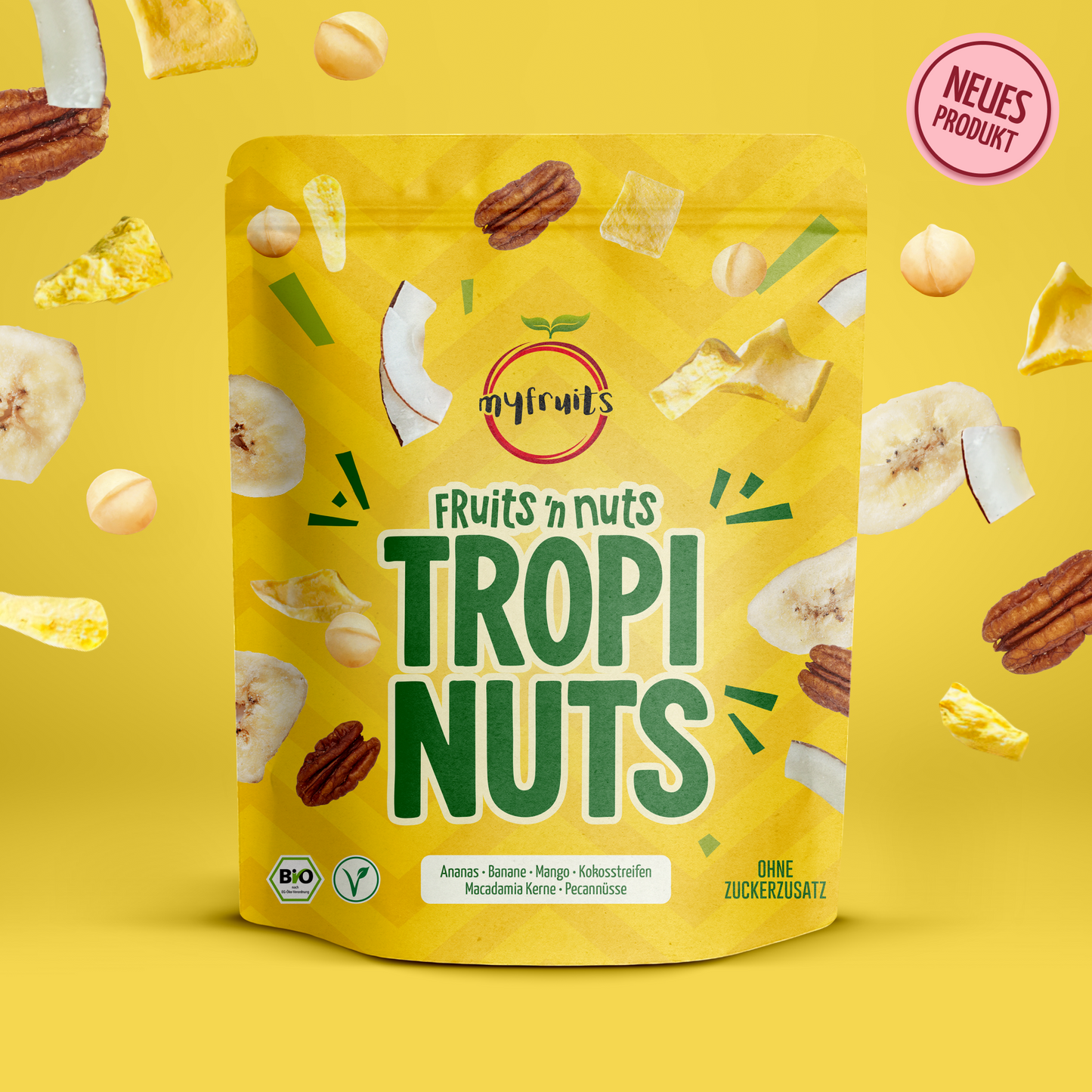 ORGANIC FRUITS 'N NUTS TROPINUTS
